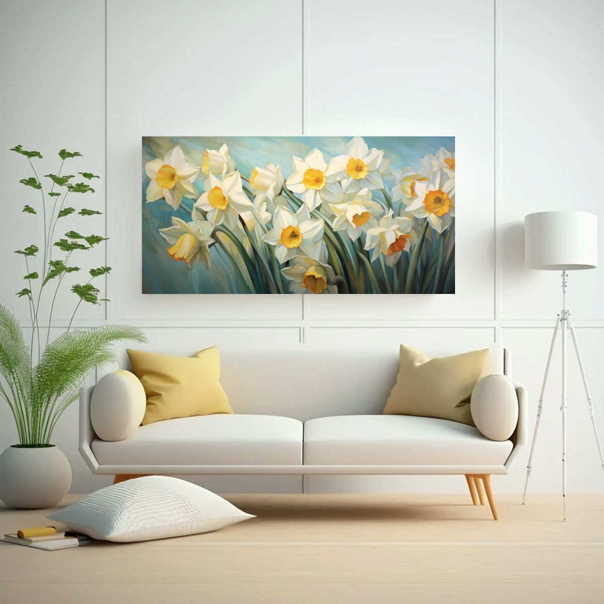 GENERICO - Pintura Abstracta Detallada De Dálmatas 80x40 Cm