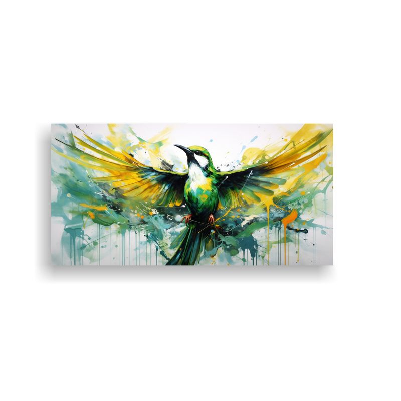 GENERICO - Pintura Decorativa De Estilo Neo Pop De Ave En 80x40 Cm