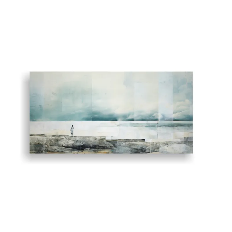 GENERICO - Pintura Canva Tela Sublimada Impactante Blanco 60x30 Cm