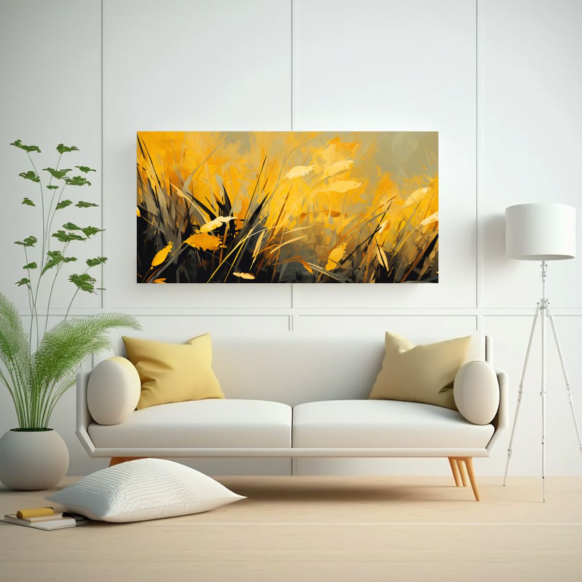 GENERICO - Pintura Decorativa De Expresión Armonía En 80x40 Cm