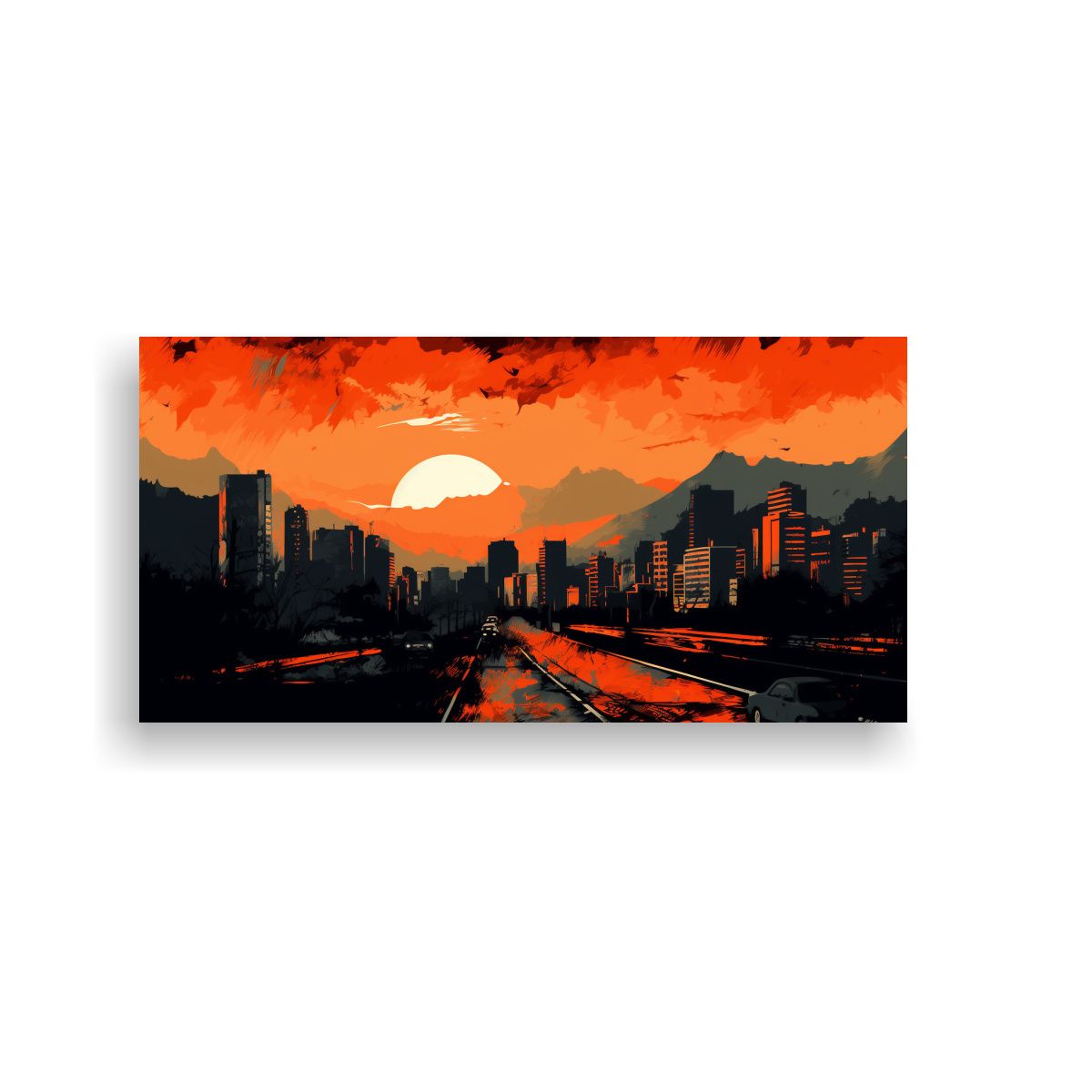 GENERICO - Cuadros Decorativos Exuberantes Conceptuales En 100x50 Cm