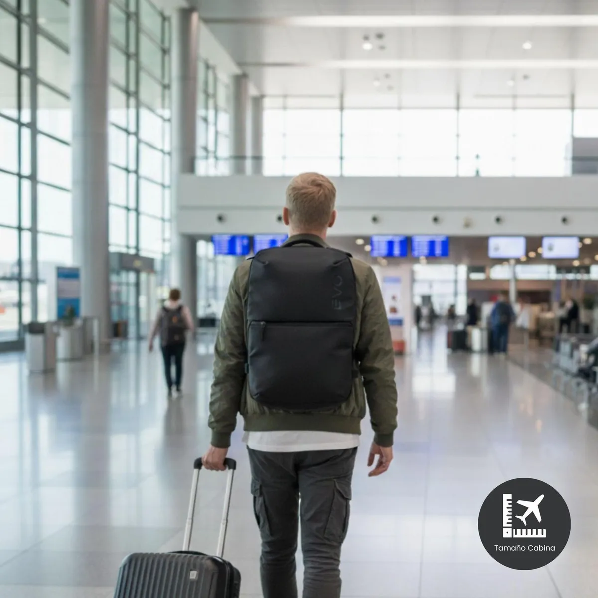 LEVO - Mochila Viaje Impermeable Notebook 30L Aerosuite Negra LEVO