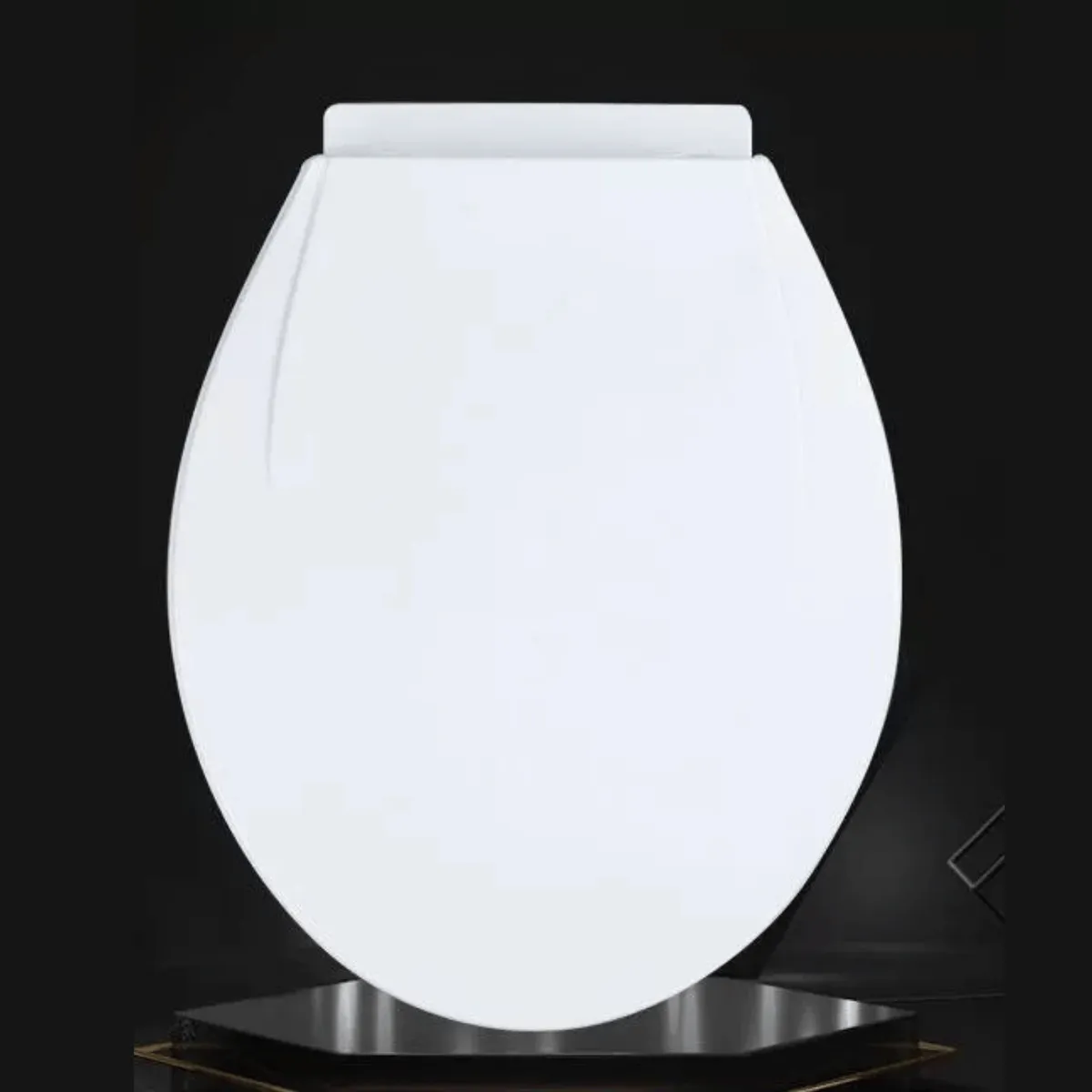 HOMESTAR - Asiento Redondo Tapas WC Universal Plastico Blanco