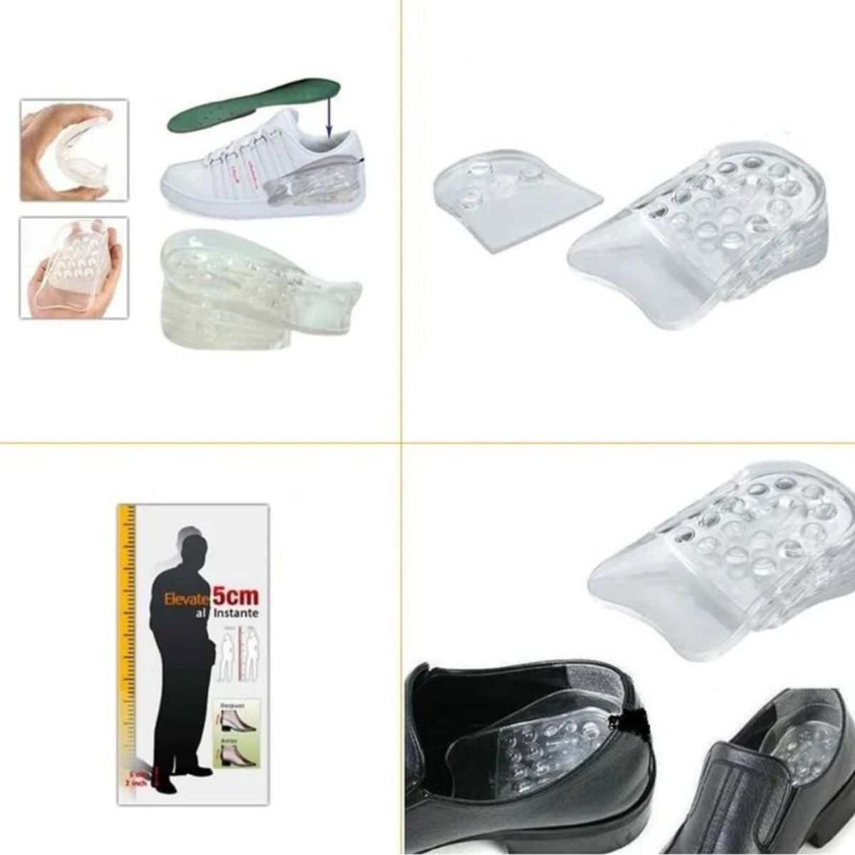 MOVI - Plantilla Aumenta Estatura, crece hasta 5 cms.