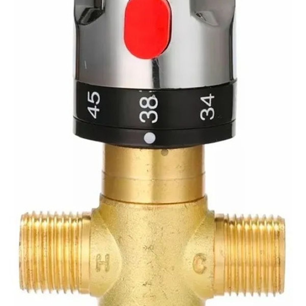 GENERICO - Válvula Mezcladora Termostática Ajustable 3baño Latón Agua