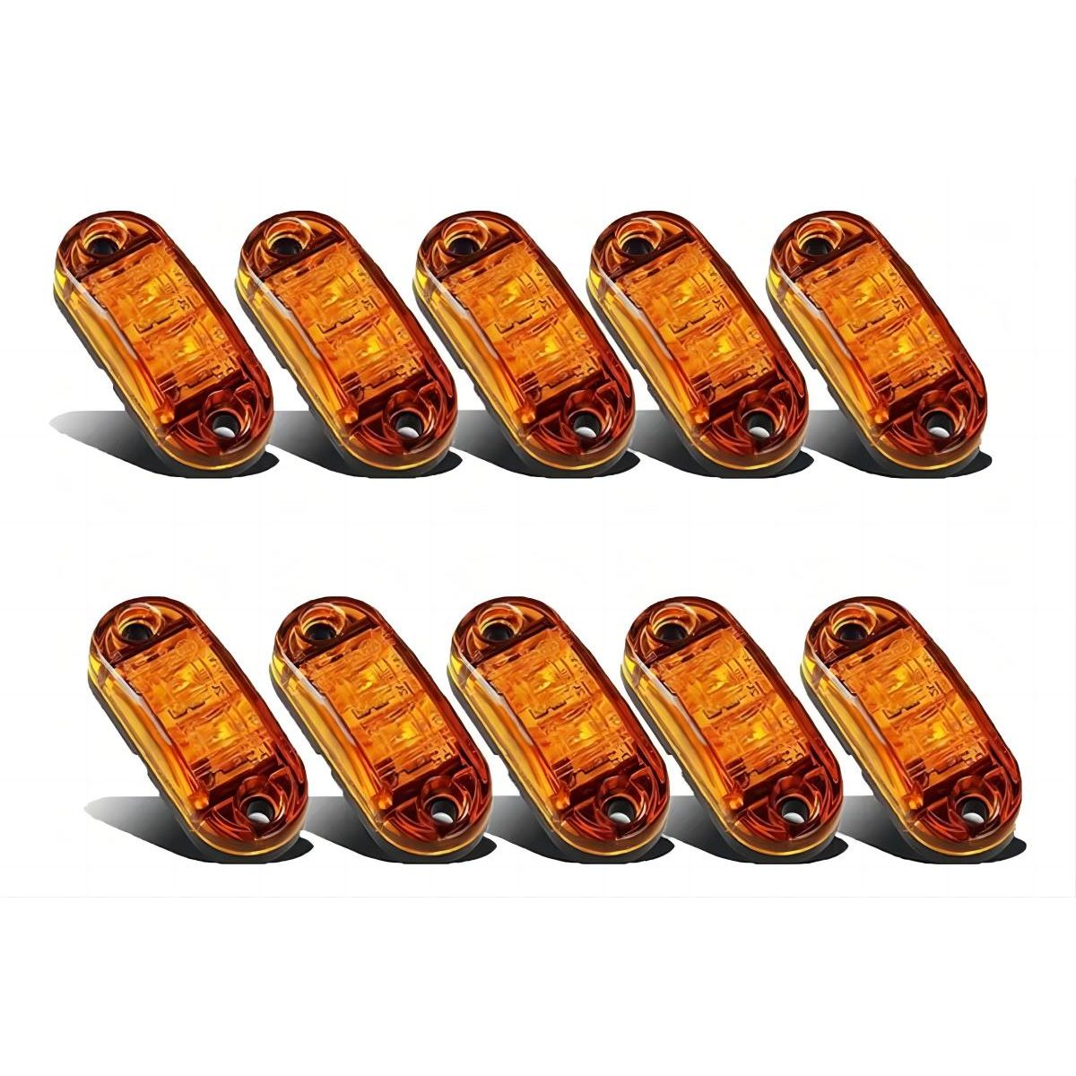 GENERICO - Focos Luces Laterales Posición Trochas Universal Led 12v 24v