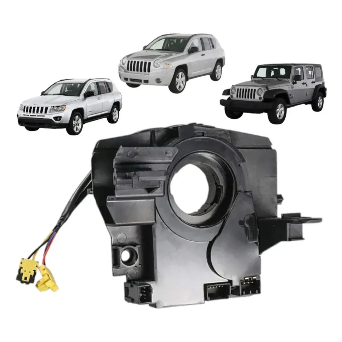 GENERICO - Clockspring Cinta Airbag Jeep Wrangler Compass + Sensor Giro