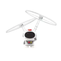 GENERICO - Mini dron de juguete con forma de astronauta color blanco