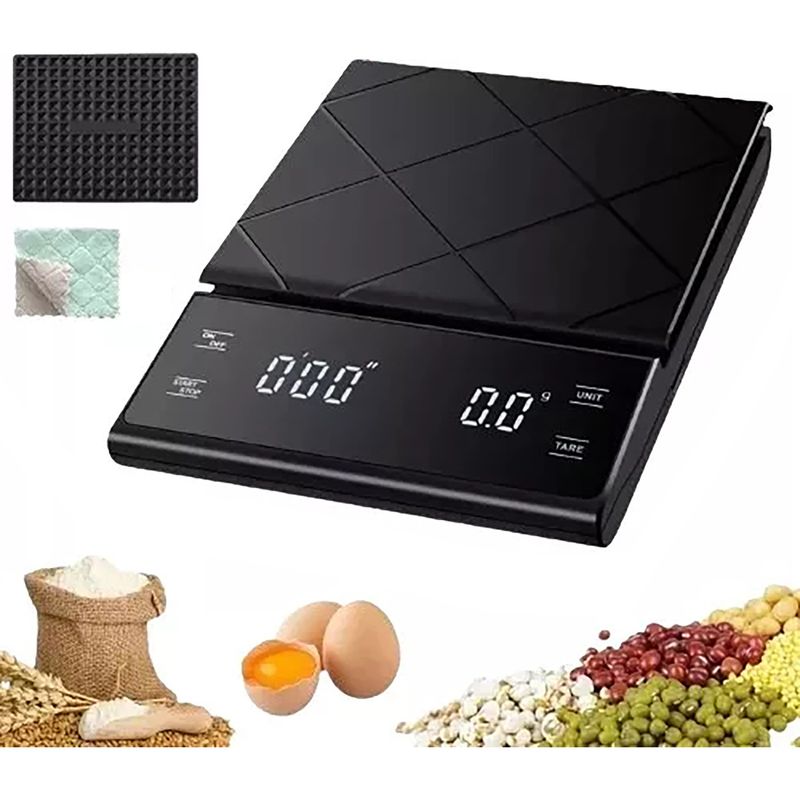 GENERICO - Báscula Digital De Cocina Con Función Temporizada 01g5kg
