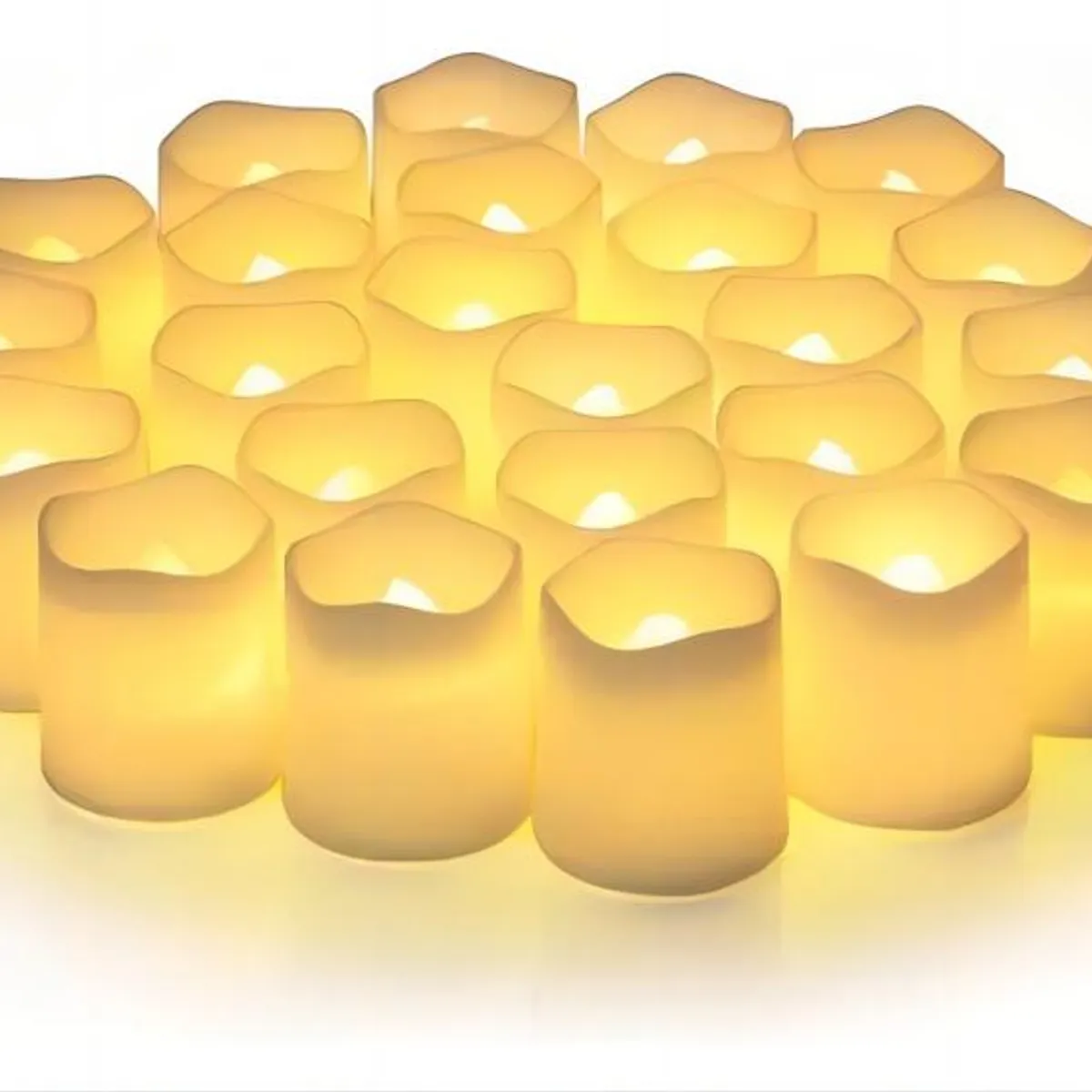 GENERICO - Paquete De 24 Velas Led Con Velas Decorativas Con Efecto De