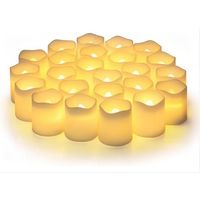 Paquete De 24 Velas Led Con Velas Decorativas Con Efecto De