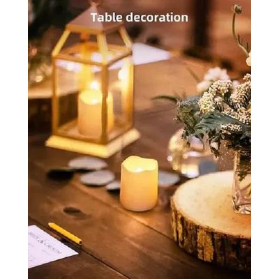 Imagen 2 del producto Paquete De 24 Velas Led Con Velas Decorativas Con Efecto De