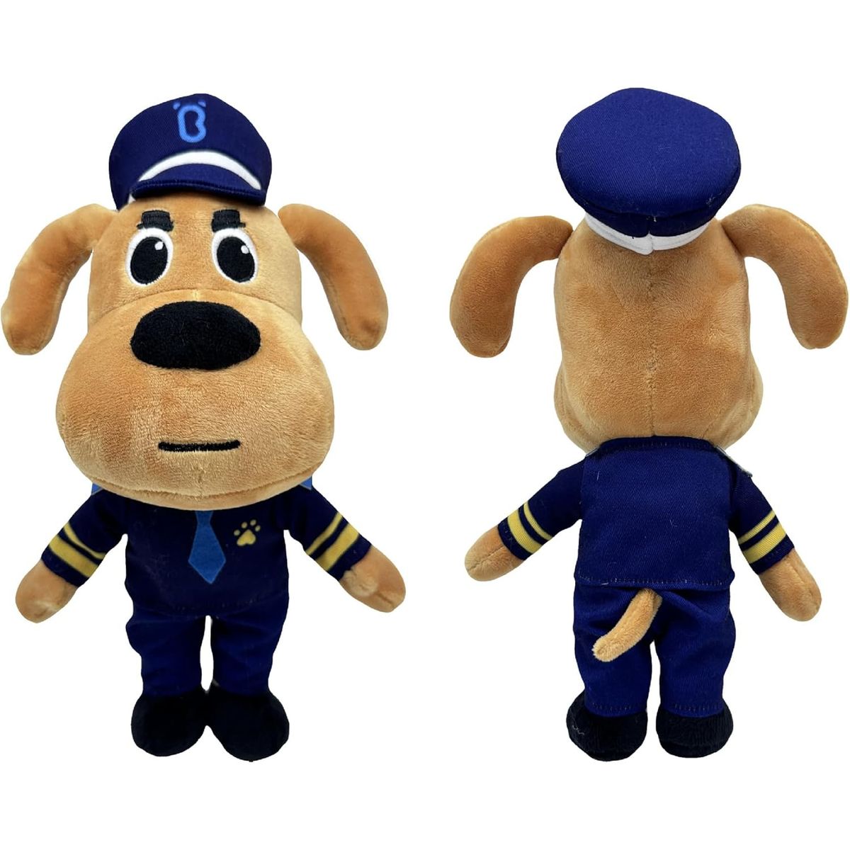 PUREPOWER - Bbb Perro De Peluche Sheriff Labrador Con Dibujos Animados