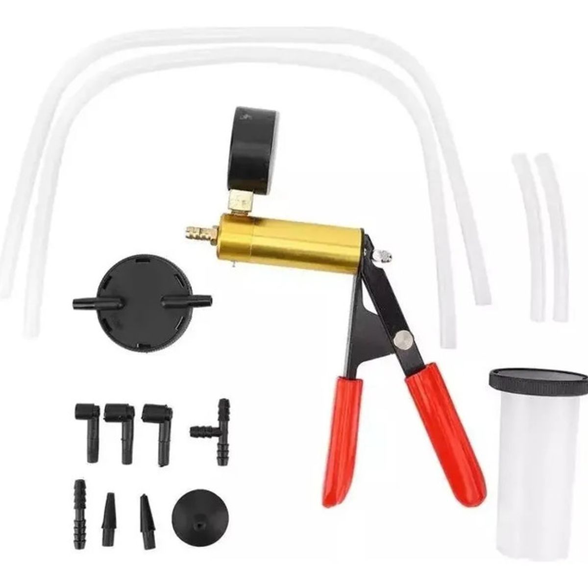 GENERICO - Kit Bomba Purgador Sangrador De Frenos De Vacio