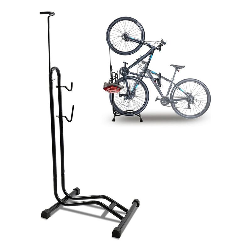 QUICK - 3 En 1 Soporte Estacionamiento De Vertical Bicicletero