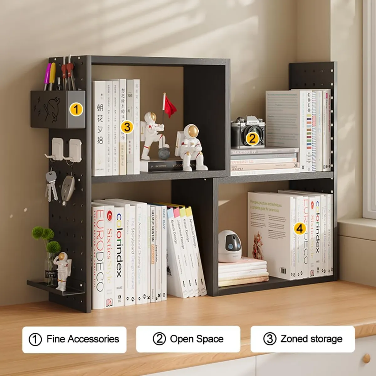 ANYHOGAR - Organizador Escritorio Multifuncional Estanteria Repisa