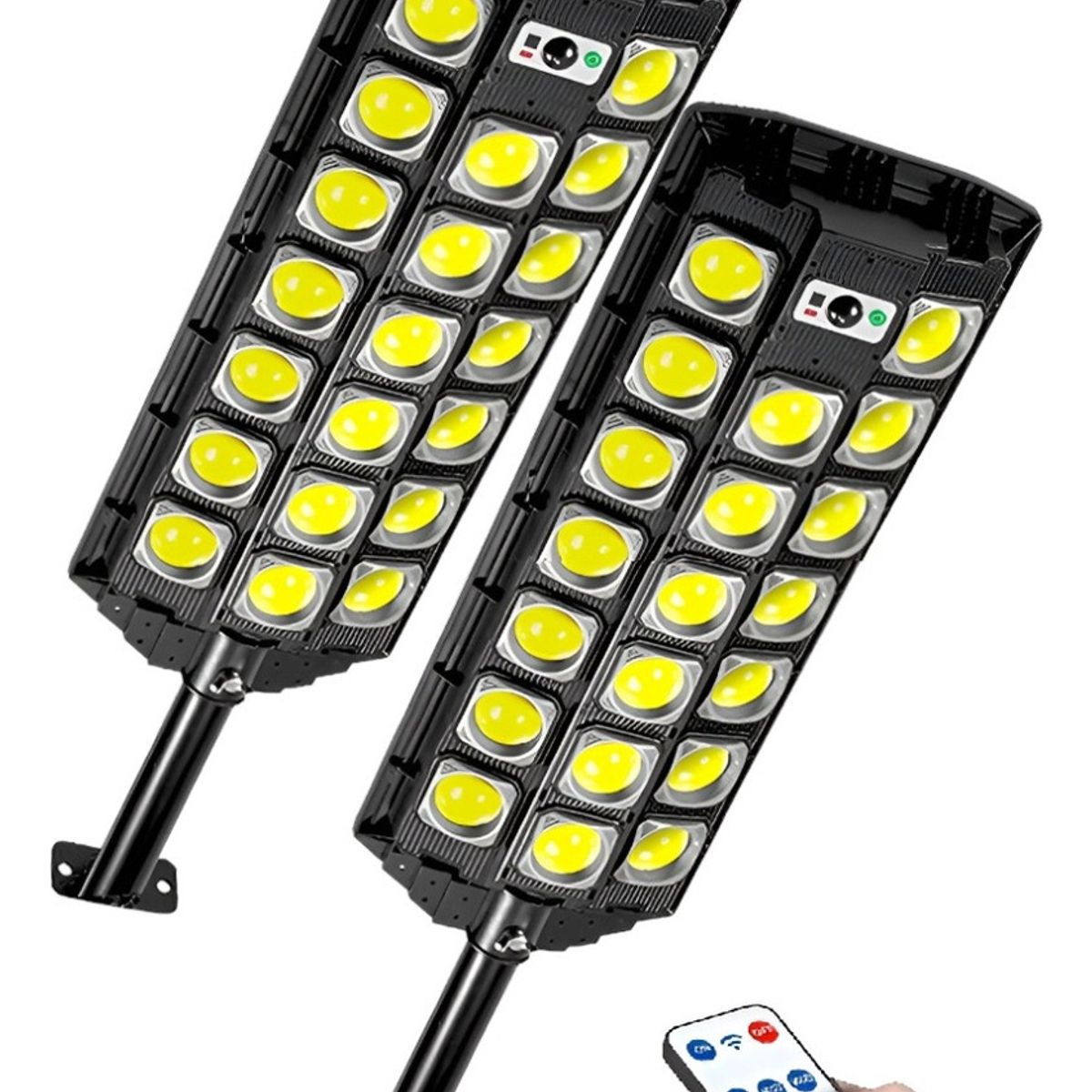 METEX - 2 Foco Led Para Exterior De 1200 W Con Sensor De Movimiento