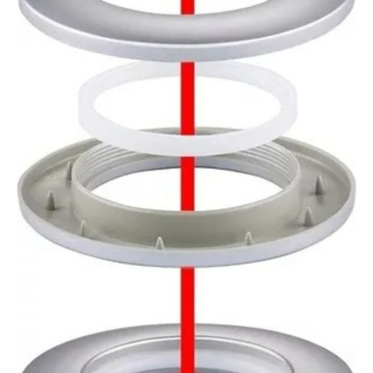 U BUY - Pack 80 Argollas Para Cortina Se Instalan A Presion