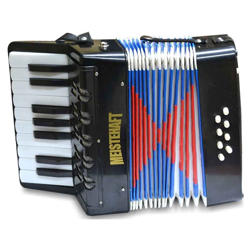 MEISTEHAFT - ACORDEON NIÑO NEGRO- 8 BAJOS