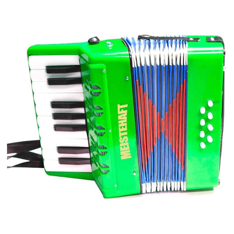 MEISTEHAFT - ACORDEON NIÑO VERDE-  8 BAJOS