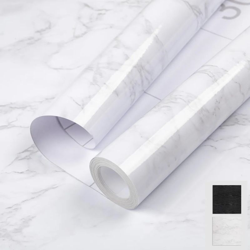 GENERICO - Papel Tapiz Patrón De Mármol Resistente Agua Aceite 10mx08m