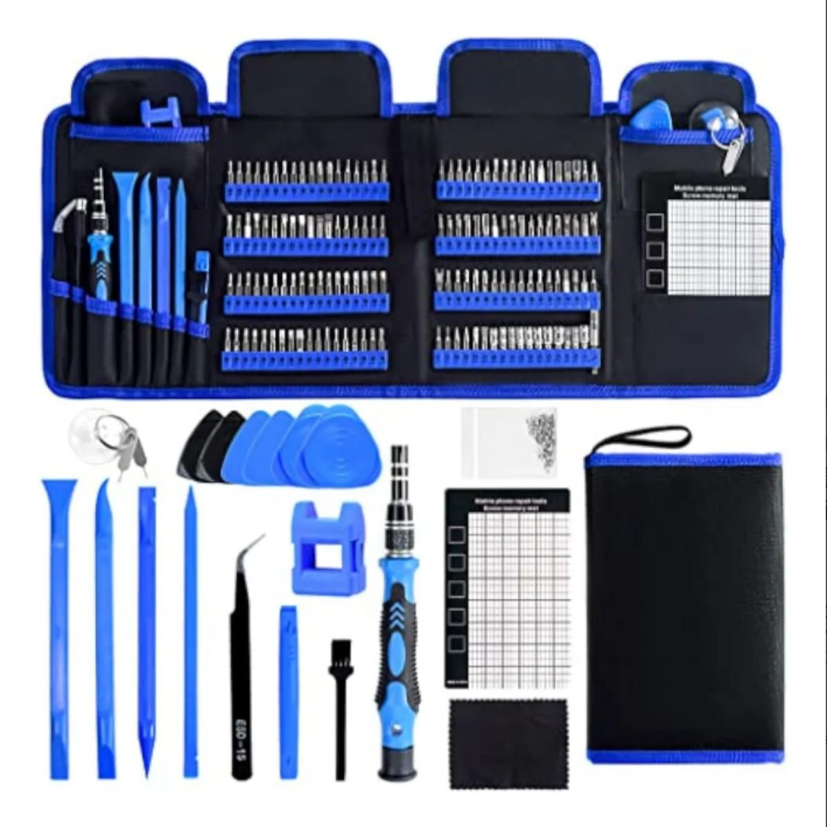 GENERICO - Kit 168 Herramientas Destornillador Reparar Celular Notebook