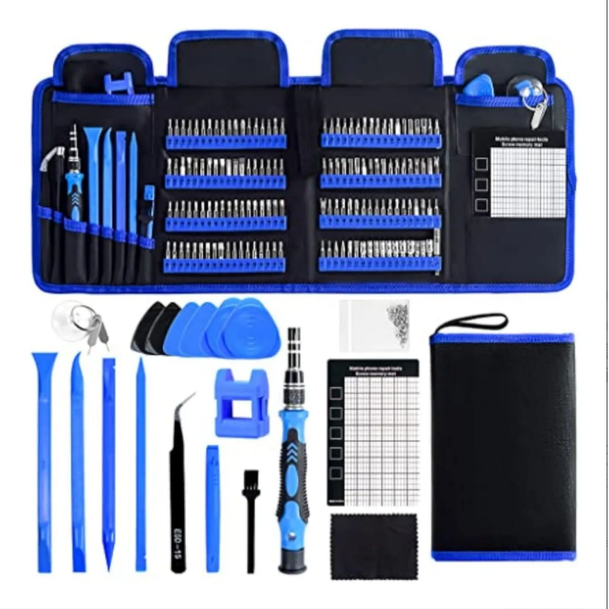 GENERICO - Kit 168 Herramientas Destornillador Reparar Celular Notebook