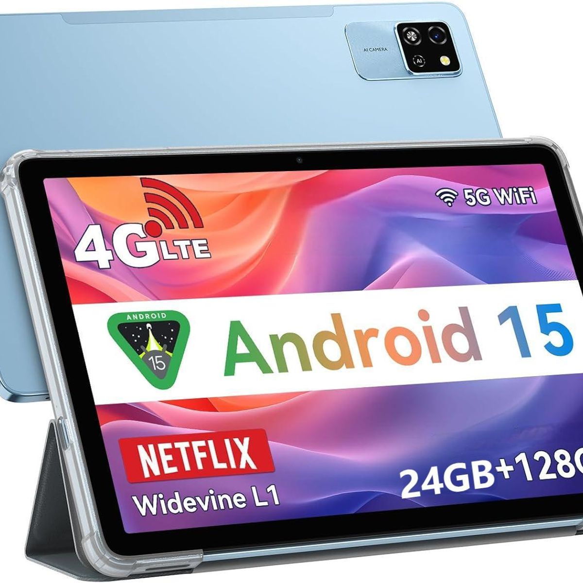 BLACKVIEW - Blackview Tab60Pro Tableta, 24GB+128GB, 10.1 pulgadas, Android15