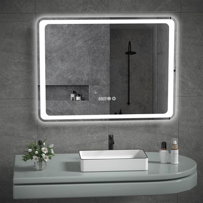 Imagen 2 del producto Espejo Rectangular Led Con Touch Antiniebla 80x60 Cm