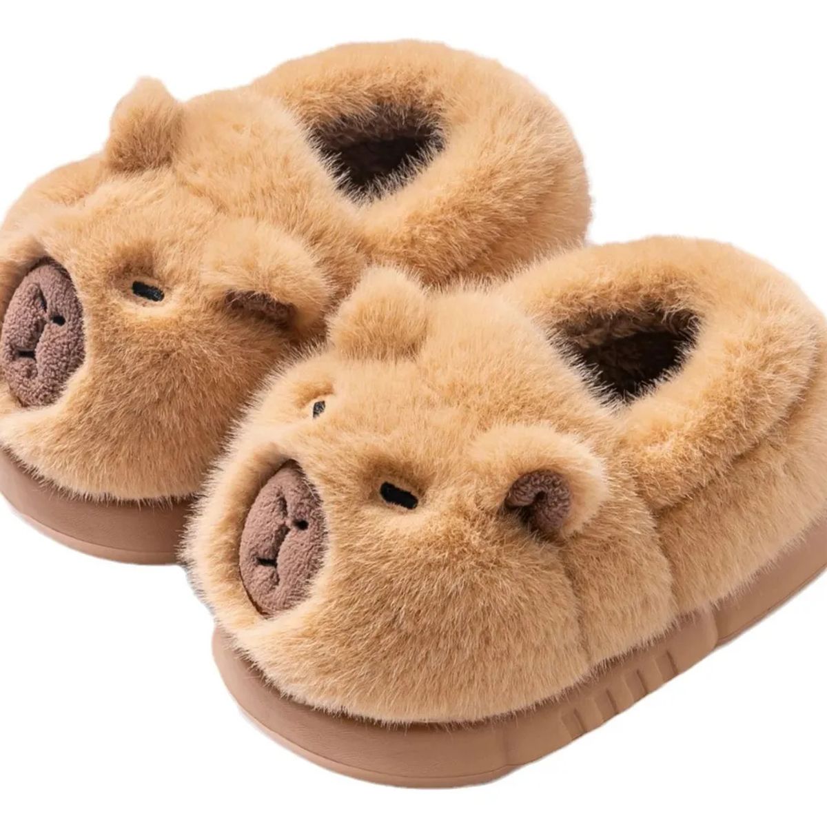 PUREPOWER - Pantuflas De Capibara Adulto Pantuflas Capibara Para Niños