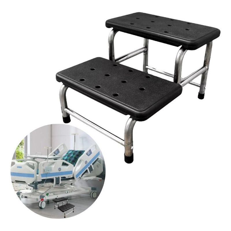 U BUY - Escabel Clinico Antideslizante 2 Peldaños Catre Reposa Pies