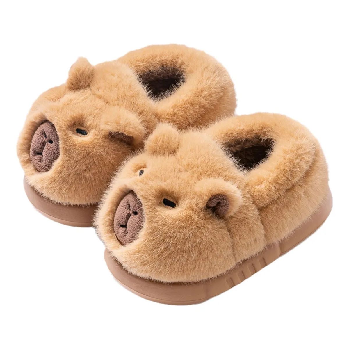 PUREPOWER - Pantuflas De Capibara Adulto Pantuflas Capibara Para Niños