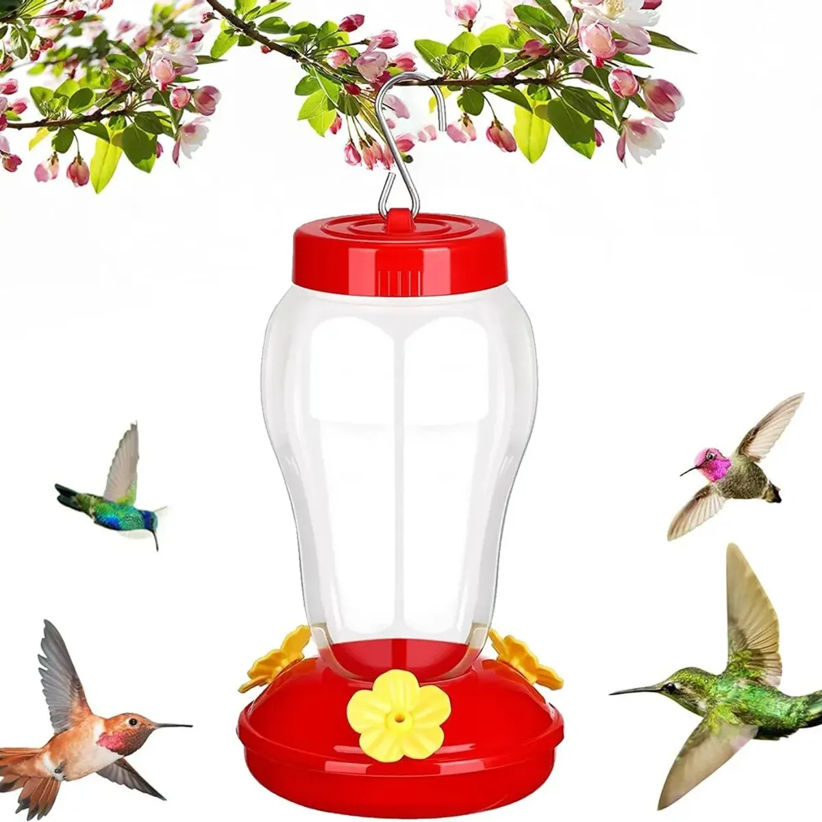 KUANGYE - Alimentador Bebedero Para Colibrí Comedero 480ml