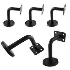 GENERICO - Soporte de pared de acero inoxidable base engrosada soporte de vidrio soporte de pasamanos