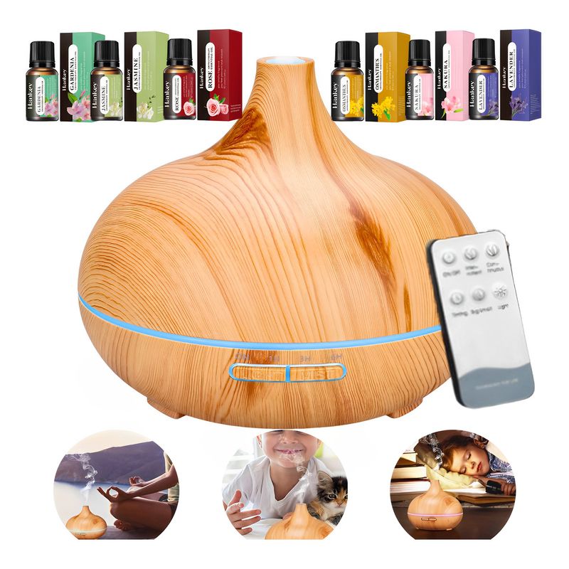 GENERICO - Humidificador Aromaterapia Ultrasónico Difusor De Aceites