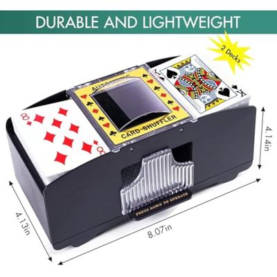 Imagen 2 del producto Mezclador Barajador De Cartas Poker A Pilas