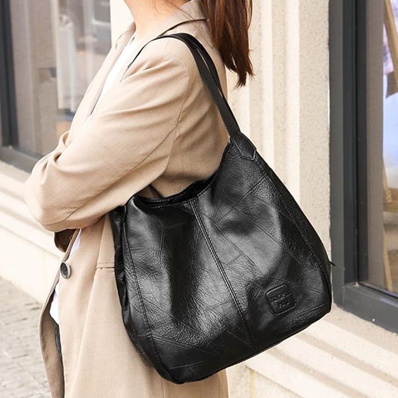 SUPERCENTER - Bolsa Hombro Cuero Suave Gran Capacidad Damas Bolsa Mensajer