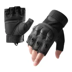 EKOL TACTICA MILITAR - Guante Corto Táctico Militar Moto Bicicleta Airsoft