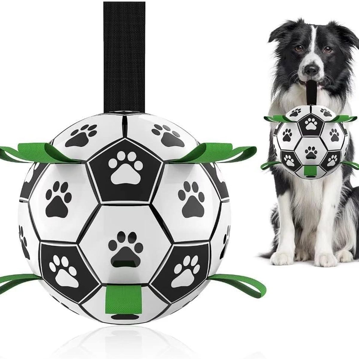 GENERICO - Pet dog football toy bolsa impermeable colgando cuerda