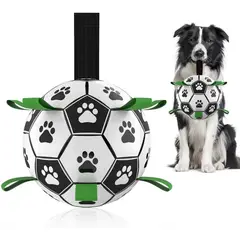 GENERICO - Pet dog football toy bolsa impermeable colgando cuerda