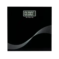 GENERICO - Báscula Digital De Vidrio Con Pantalla Lcd 180Kg