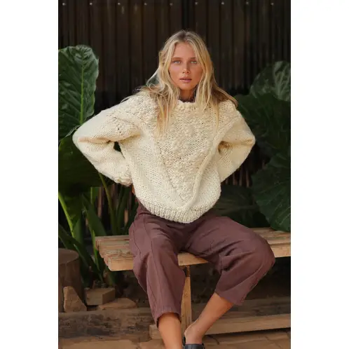 CALEDONIA LABEL - Chaleco Neves Blanco Mujer