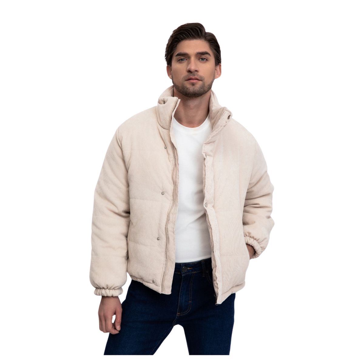 D'JOE - Chaqueta Cotele Parka Forrada Infinity Hombre