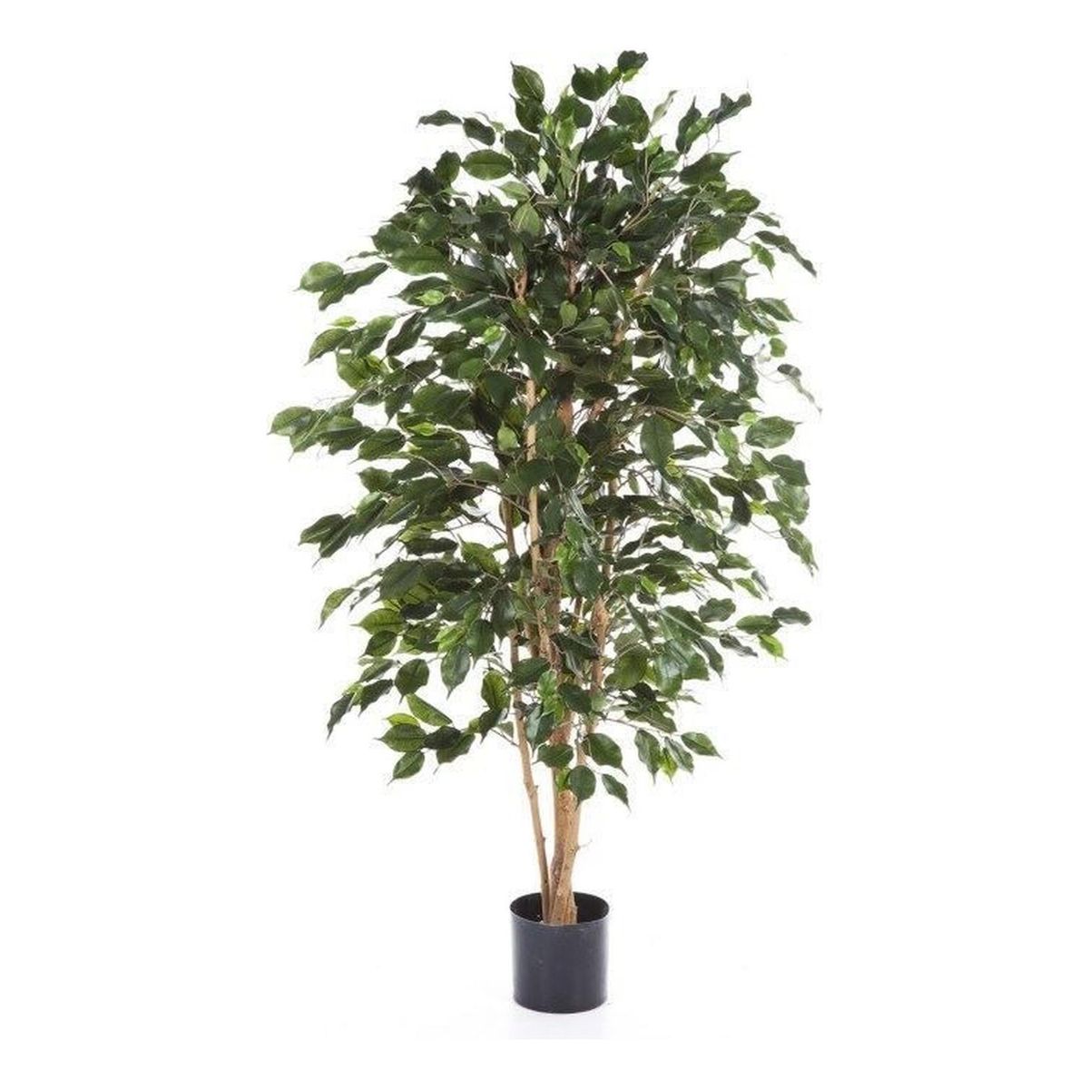 ARBUSTO REAL - Planta Ficus Artificial Premium 120 cm - Decoración Interior/Terraza