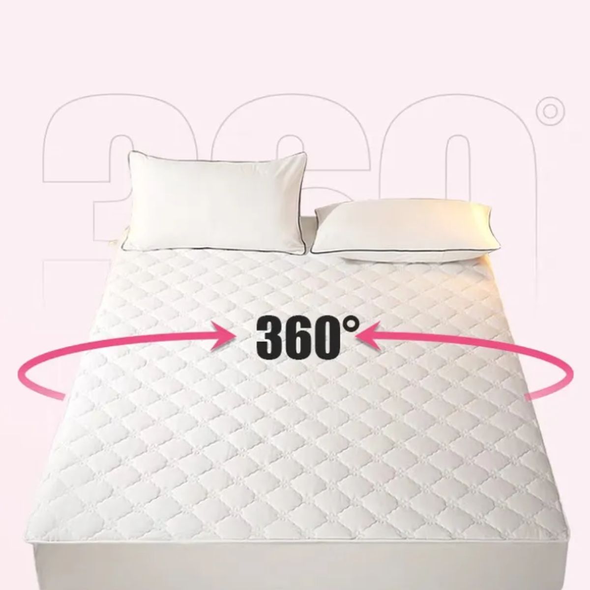 GENERICO - Cubre Colchón Impermeable Super King 200x200x31