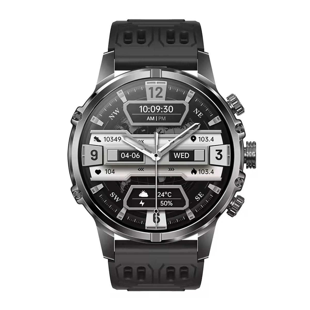 GENERICO - Reloj Inteligente Deportivo Pantalla AMOLED 175 Batería 600mAh