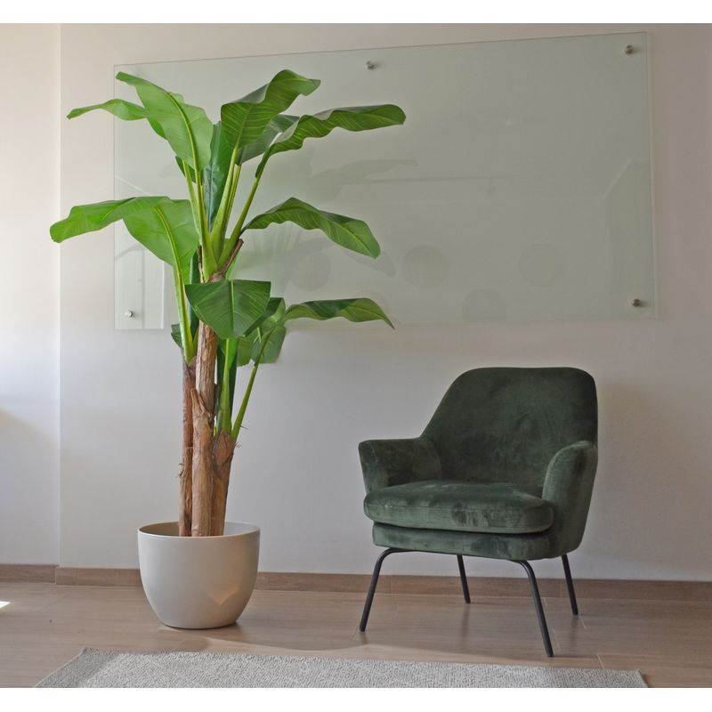 ARBUSTO REAL - Planta Banano Artificial 180 cm - 14 Hojas Decoración Premium