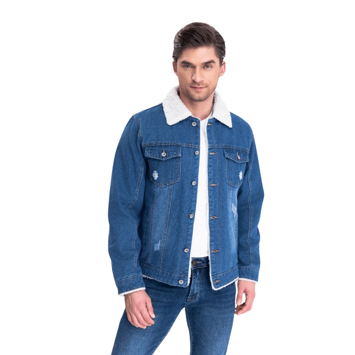 D'JOE - Chaqueta Destroyed Chiporro Hombre