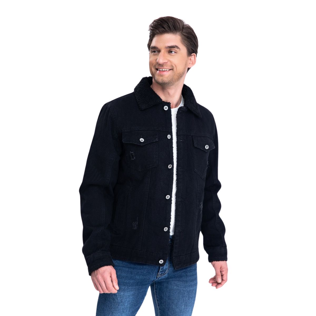 D'JOE - Chaqueta Destroyed Chiporro Hombre