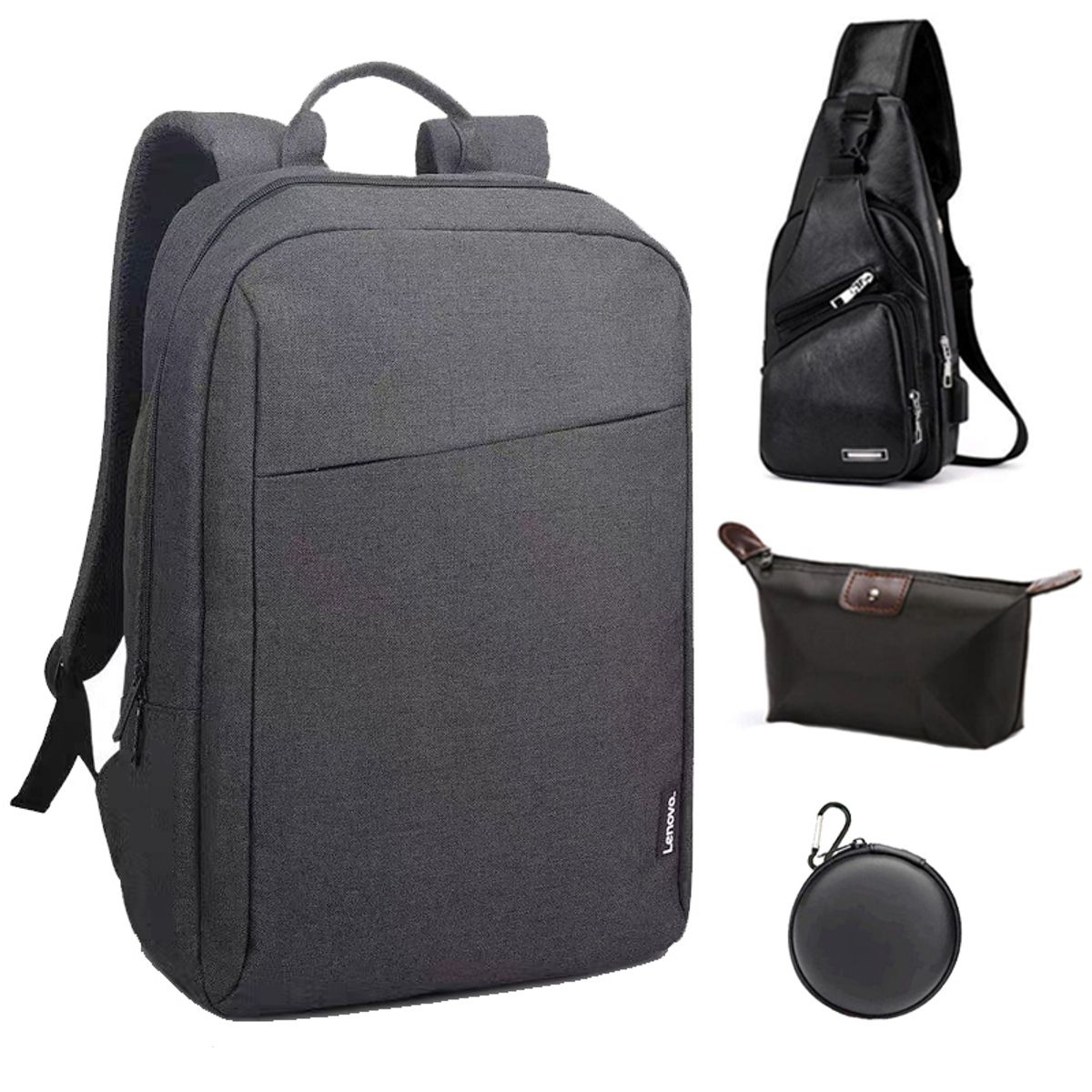 LENOVO - Mochila Lenovo B210 Notebook Impermeable Y 4 en 1 Cartera de viajes